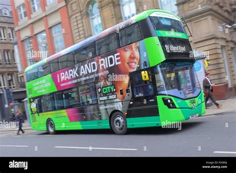 Elland Road Park & Ride New Bus Stock Photo - Alamy