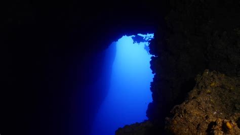 Cave Diving Underwater Scuba Divers Stock Footage Video (100% Royalty ...