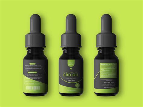 CBD Label Design Template by Ashraful Islam at Coroflot.com