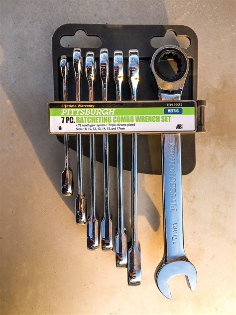 HARBOR FREIGHT 7-PIECE RATCHETING COMBO WRENCH SET - UTV Action Magazine