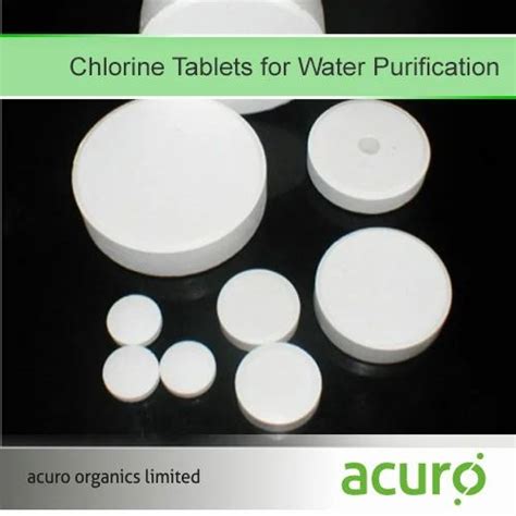 Chlorine Tablets For Water Purification, Grade Standard: Reagent Grade, For Industrial, Rs 600 ...