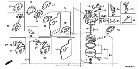 Honda Engines GCV160A0 S3TE ENGINE, USA, VIN# GJAPA-1000001 Parts ...