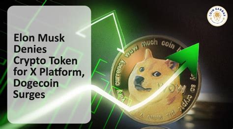 Elon Musk Denies Crypto Token for X Platform, Dogecoin Surges