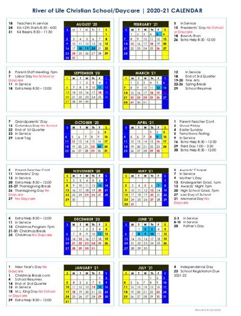 School Calendar