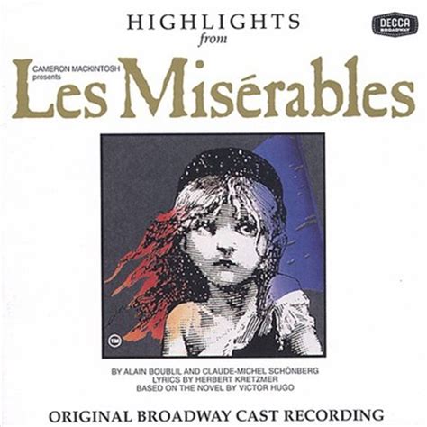 Les Miserables Soundtrack - Original Broadway Cast Recording CD | On Sale