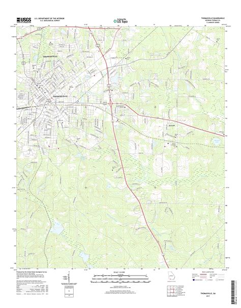 MyTopo Thomasville, Georgia USGS Quad Topo Map