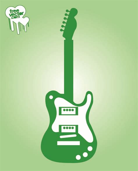 Electric Guitar Vector Graphics Vector Art & Graphics | freevector.com