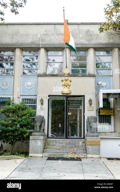 Indian embassy building, Washington DC, USA Stock Photo - Alamy