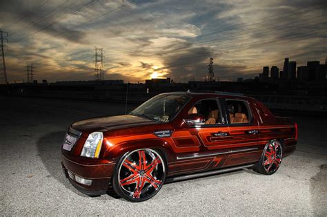 2008, Cadillac, Escalade, Ext, Custom, Suv, Truck, Tuning, Hot, Rods, Rod, Gangsta, Lowrider ...