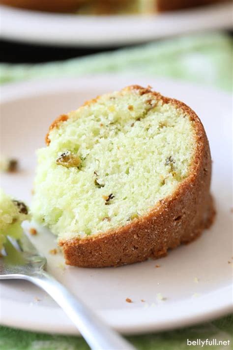 Easy Pistachio Cake Recipe - Belly Full