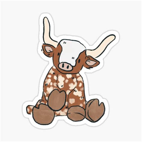 "Texas longhorns" Sticker for Sale by brissadesigns | Redbubble