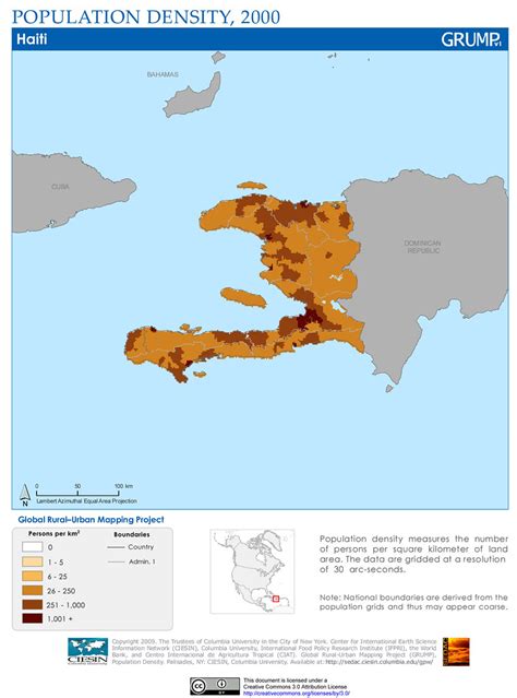 Haiti: Population Density, 2000 | Population density measure… | Flickr