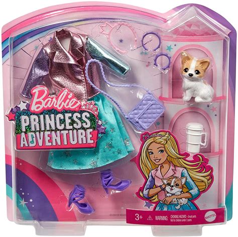 BARBIE PRINCESS ADVENTURE FASHION PACK in 2021 | Barbie toys, Barbie ...