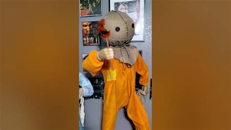 Spirit Halloween Sam from Trick 'R Treat 2019 Animatronic Prop - YouTube