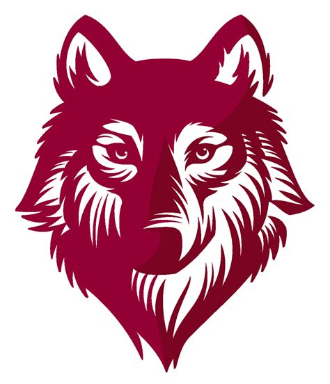 Logo Red Wolf Pictures Free Download | Wolf stencil, Wolf logo, Wolf silhouette