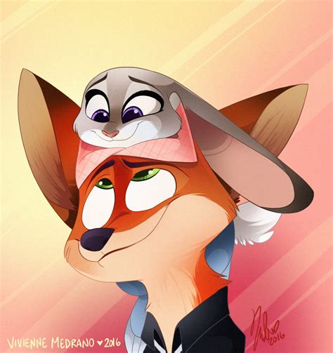 Nick and Judy - Disney's Zootopia Fan Art (39396292) - Fanpop