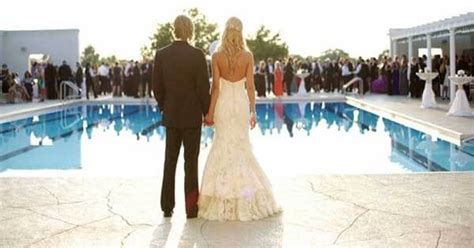 Poolside Wedding Ideas - In The Swim Pool Blog