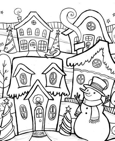 Free Printable Coloring Pages For Christmas