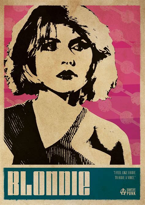 Debbie Harry Blondie Punk Poster | Punk poster, Retro poster, Poster prints