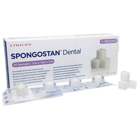 SPONGOSTAN: Haemostatic Sponge (Box of 24 pcs) - Ethicon