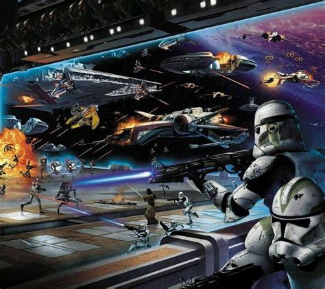 Battle over Coruscant in a hangar Star Wars Rpg, Star Wars Ships, Star ...