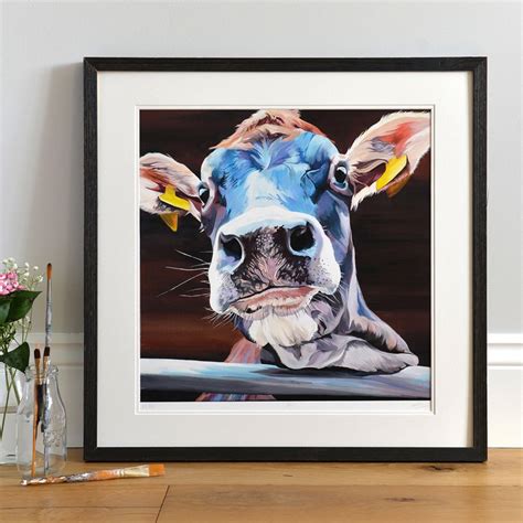 Jody, Limited Edition Print - Laurens Cows | Cow wall art, Etsy wall art, Highland cow painting