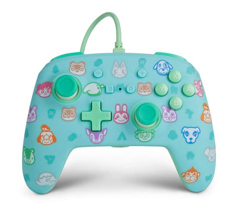 Buy PowerA Enhanced Wired Gaming Controller for Nintendo Switch, Animal Crossing, Blue ...