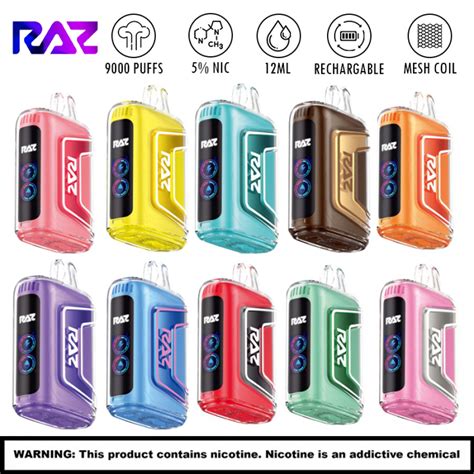 RAZ TN9000 DISPOSABLE VAPE (5CT BOX) - Alpha Distribution