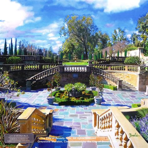 The Gardens of the Greystone Mansion Holmby Hills, Triangle Area ...