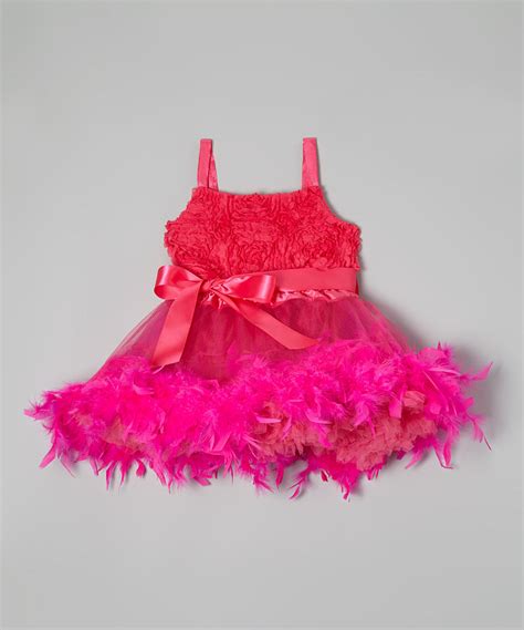 Hot Pink Feather Dress | Wenchoice