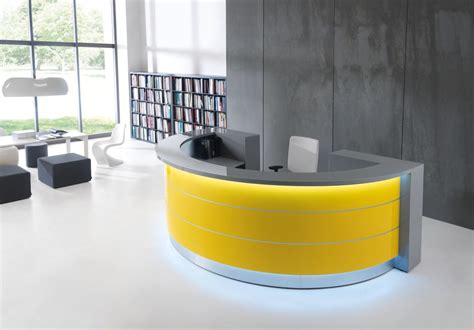 Valde Horse shoe Reception Desk counter - Rapid Office Furniture