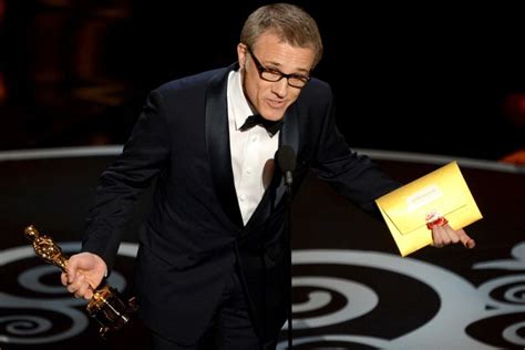 Cristoph Waltz winning his second Oscar for Best Supporting Actor | Christoph waltz, Best ...