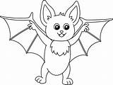 Bat Animal Coloring Page Isolated For Kids 7066845 Vector Art At Vecteezy sketch template