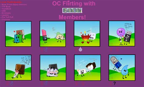 BFB: OC Flirting with team 'Bleh' by CadelOFanBlock on DeviantArt