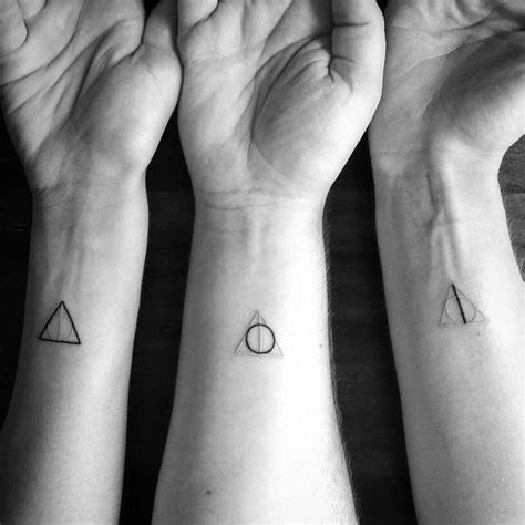 Harry Potter Deathly Hallows Tattoo - Wiki Tattoo