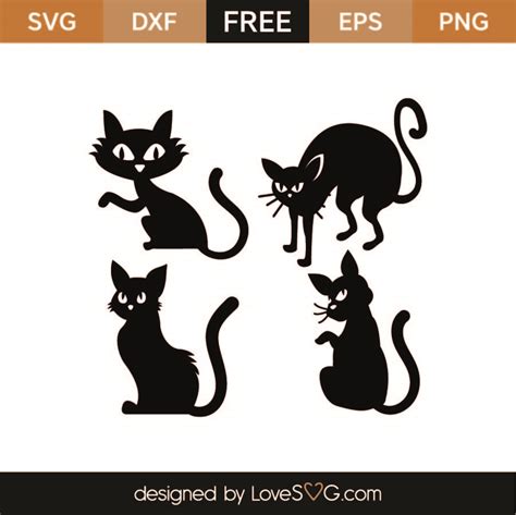 Cats SVG Cut File SVG - LoveSVG