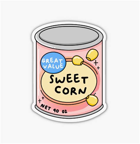 Sweet Corn Sticker – The Paper + Craft Pantry