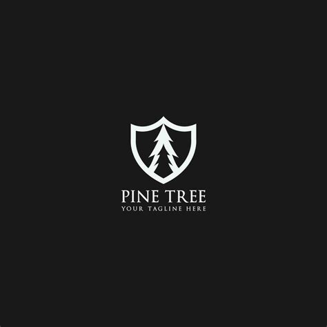 pine tree logo vector 24628340 Vector Art at Vecteezy