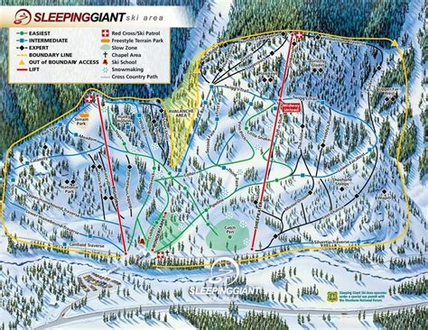 Sleeping Giant Ski Trail Map Free Download