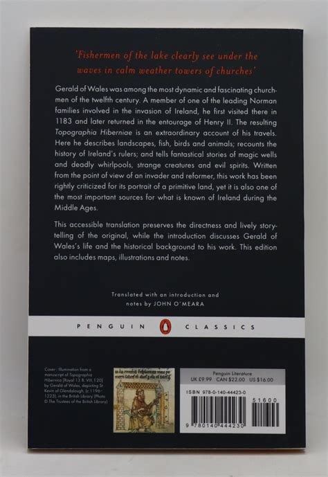 Gerald of Wales. The History and Topography of Ireland. - Frost Books and Artifacts Limited