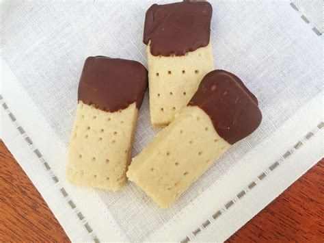 Gluten-Free Chocolate Dipped Scotch Shortbread Recipe