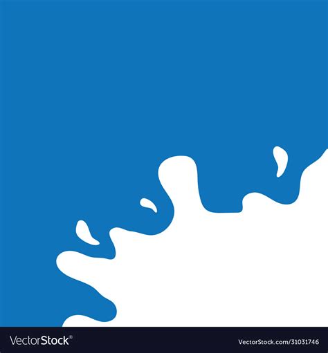 Milk splash Royalty Free Vector Image - VectorStock