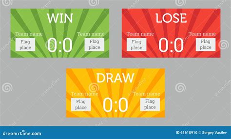 Win, Lose, Draw Patterns Stock Photo - Image: 61618910