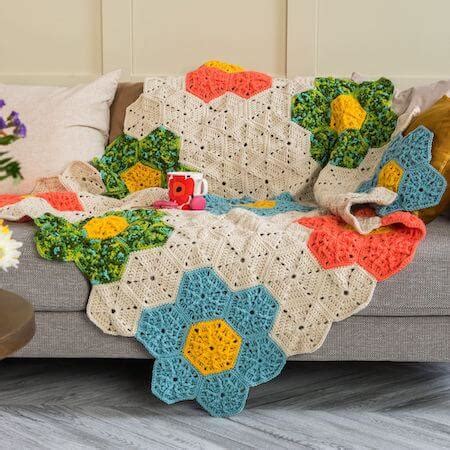 30 Crochet Flower Blanket Patterns - Crochet News