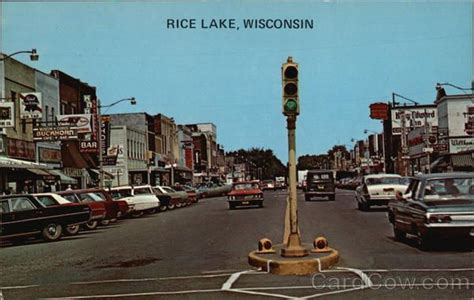 Downtown Scene | Rice lake, Rice lake wisconsin, Lake