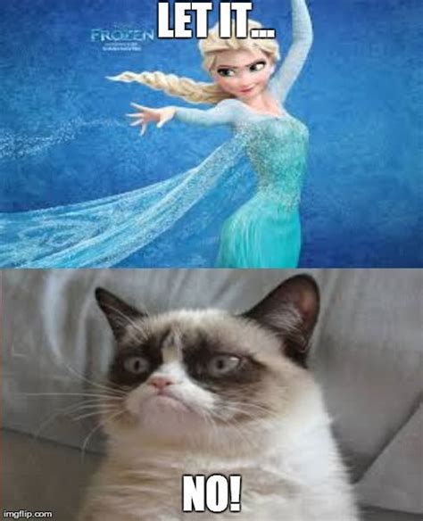 Frozen Grumpy Grumpy Cat Humor, Cat Memes, Funny Memes, Jokes, Song Memes, Fuzzy Wuzzy, Cat Tags ...