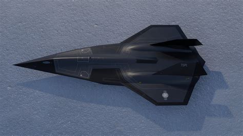 Lockheed SR-72 Darkstar 3D Model by NETRUNNER_pl