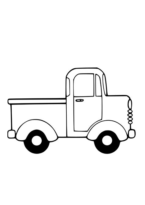 Pickup Truck Clipart Black And | Clipart Panda - Free Clipart Images ...