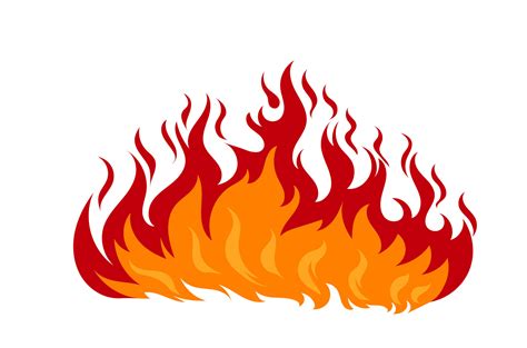 Fire flames, set vector icons. Fire sign. Fire flame icon isolated on white background. Vector ...