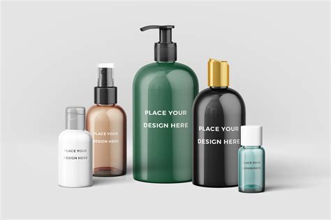 Cosmetic Bottles Mockup Vol.1